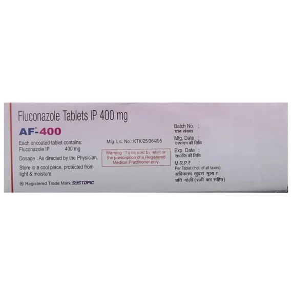af 400mg tablet 1's